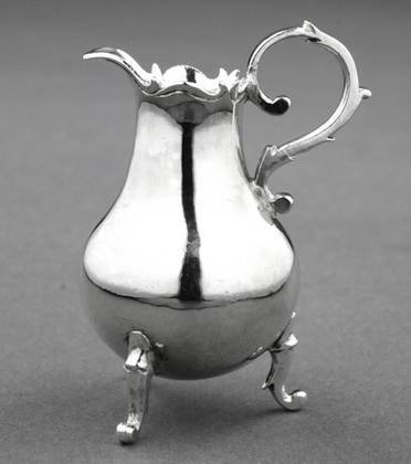 18th Century Dutch Silver Miniature Milk Jug - Johannes van Geffen